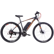 Электровелосипед 29" Formula THOR 500Вт 48В редуктор. задн.привод, дисплей, САП, 12.5Ач с крепл. на раму, 2022 (черно-оранжевый (м)): Цвет черный