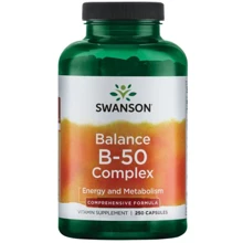 Swanson Balance B-50 Complex Комплекс B-50 250 капсул: Тип Витамин B