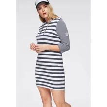 Платье KangaROOS 50592248 50-52 синее спортивное короткое мини: Состав Хлопок, Вискоза