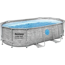 Бассейн Bestway каркасный 427-250-100 см (56714) 7250 л (фильтр-насос, лестница, тент, окно 2 шт): undefined undefined