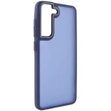 Аксессуар для смартфона Epik TPU+PC Lyon Frosted Case Navy Blue for Samsung G990 Galaxy S21 FE: Совместимость Samsung G990 Galaxy S21 FE