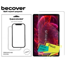 Аксессуар для планшетных ПК BeCover Tempered Glass Clear for Pixus Falcon (713042): Цвет прозрачный