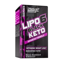 Жиросжигатель Nutrex Lipo-6 Black Keto 60 capsules: Пол Унисекс