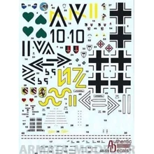 Декаль Authentic Decals для моделі винищувача Messerschmitt Bf.109F-4 AD4859: Виробник Authentic Decals