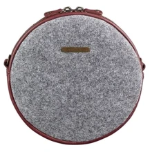 Женская сумка через плечо BlankNote бордовая (BN-BAG-23-felt-vin): Пол Женский