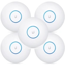 Точка доступу Wi-Fi Ubiquiti UniFi AC AP 5 pack (UAP-AC-PRO-5): Максимальна швидкість 1300 Мбит/с