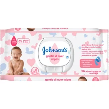 Johnson’s Baby Влажные салфетки "Нежная забота", гипоаллергенные, 56 шт.: Тип Влажные салфетки