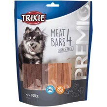 Ласощі Trixie Premio 4 Meat Bars з куркою качкою бараниною і лососем 4x100 г (4011905318530): Виробник Trixie
