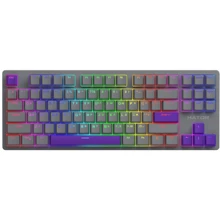 Клавиатура Hator Rockfall 2 Autograph Edition Mecha TKL Aurum Choco USB Titanium (HTK-526): Подключение проводное