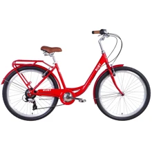 Велосипед Dorozhnik RUBY 26" 2021 (красный): Материал рамы Алюминий