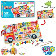 Багатофункціональна дошка Tree Toys вкладиш (MD 1960): Тип сортер