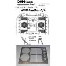 Фототравление DAN models Надмоторные решетки для танка "Panther D/A" DAN35515: Производитель DAN models