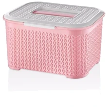 Емкость для хранения BAGER P BELLA/PINK прямоугольная 4 л (BG-461 P): Тип контейнер для хранения