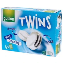 Печенье Gullon Twins White Chocolate (6 шт, 252 г) (WT4453): Вес нетто 252 г