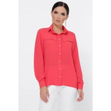 Блуза FashionUp BZ-1789C 46 коралова з довгим рукавом: Сезон Демісезон