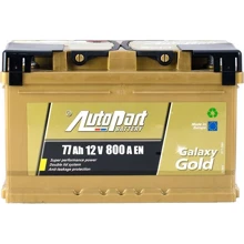 AutoPart 77 Ah/12V Galaxy Gold Ca-Ca (0) (ARL077-GG0): Ємність, Ач 77
