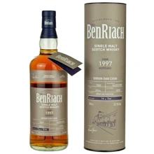Віскі BenRiach 20 Years Old Virgin Oak Cask # 7859, 1997 (0,7 л) Tube (BW40145): Об'єм, л 0.7