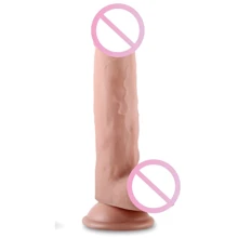 Фаллоимитатор LoveToy Sliding-Skin Dual Layer Dong 8" Flesh: Назначение Вагинальные