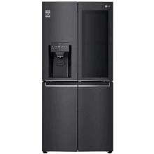 Холодильник Side-by-Side LG GMX844MCBF: Расположение морозильной камеры Нижнее