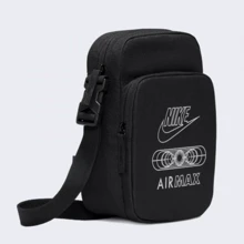Сумка на плечо Nike Air Max Heritage Cross-Body FA23 1L черная Уни 10x18x3 см (FQ0234-010): Цвет черный