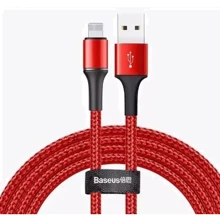 Кабель Baseus USB Cable to Lightning Halo Data 2A 3m Red (CALGH-E09): Тип USB Cable - Lightning
