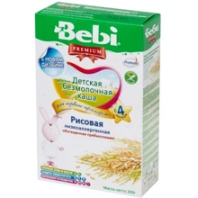 Каша рисовая низкоаллергенная с пребиотиками (3838600076418): Тип Каши безмолочные