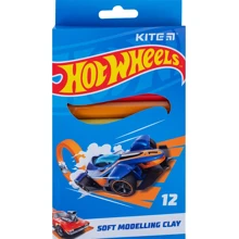 Пластилин восковой Kite Hot Wheels 12 цветов 200 г (HW23-086): Производитель KITE