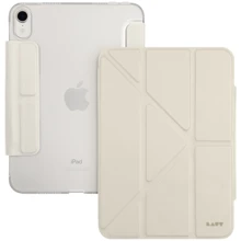 Аксессуар для iPad LAUT HUEX FOLIO Y Tri-Fold Stand with Apple Pencil White (L_IPM7_HF_W) for iPad Mini 7 2024: Цвет бежевый