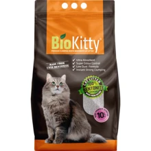 Наполнитель BioKitty Compact Size из белого бентонита (0.6-2.2 мм) Baby Powder 10 л (BK.C.10.2.a): Вид Минеральный