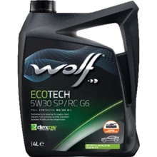 Моторное масло Wolf Oil Ecotech 5W-30 SP RC D1-3 4л: Тип Синтетическое