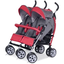 Прогулочная коляска для двойни Easy Go Comfort DUO (sport red): Тип коляски прогулочная коляска