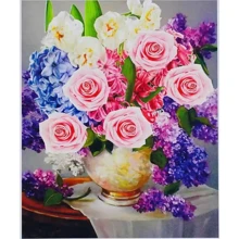 Картина по номерам с алмазной мозаикой TK Group Яркий букет 40х50 см (B 70819): Производитель TK Group