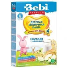 Каша молочная яблоко рис (3838600217545): Тип Каши молочные