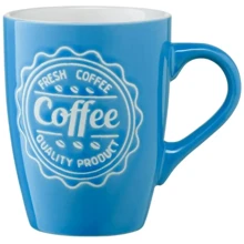 Кружка Ardesto Coffee керамика синяя 330 мл (AR3469BL): Форма конус
