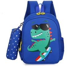Детский рюкзак Evo-kids Small Dino Skate Blue (2418-24 Blue Dino Skate): Возрастная группа от 2 до 7 лет