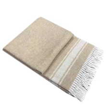 Плед SoundSleep Safalano Wool Mix бежевый с полоской 140х200 см (653590751076): Производитель SoundSleep