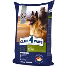 Сухий корм Club 4 Paws Premium Scout Adult для робочих собак середніх та великих порід 14 кг (4820215362917): Тип Сухой корм
