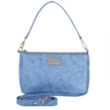 Женская сумка через плечо Laskara синяя (LK-20293-denim-blue): Пол Женский