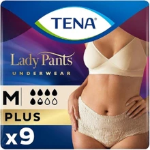 Tena Lady Pants Plus Creme Medium Урологічні труси для жінок кремові 9 шт.: Класифікація Масс-маркет