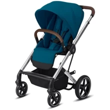 Прогулочная коляска Cybex Balios S Lux SLV River Blue turquoise, с бампером, бирюзовый (520001241): Тип коляски прогулочная