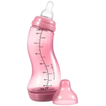 Антиколиковая бутылочка для кормления Difrax S-bottle Natural Trend с силиконовой соской 250 мл Raspberry (706T Raspberry): Материал полипропилен