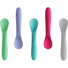 Набір Bbluv Spoon із 5 силіконових ложок рожевий (B0190-P): Матеріал силикон