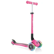Самокат GLOBBER серии PRIMO FOLDABLE LIGHTS, розовый, колеса с подсветкой, до 50кг, 3+ (432-110-2): Количество колес 3
