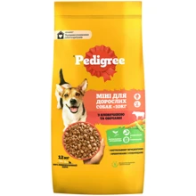 Сухой корм Pedigree с говядиной и овощами для взрослых собак малых пород 12 кг (5998749120910): Тип Сухой корм