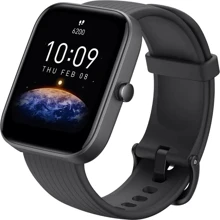 Смарт-часы Amazfit Bip 3 Pro Black: Дисплей 1.69" TFT (240х280) / 218 ppi