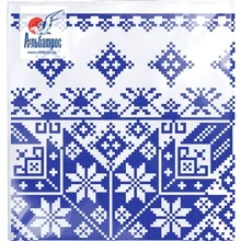 Серветки Альбатрос 330/17/2/25/4 Білий Абстракція (4820222500234): undefined undefined