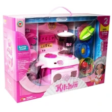 Кухонный набор BBMTOYS Baby Kitchen плита посудка продукты: Производитель Noname