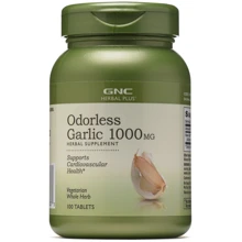 GNC Herbal Plus Odorless Garlic Порошок чеснока 1000 mg 100 таблеток: Форма выпуска Таблетки