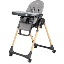 Стульчик для кормления Peg-Perego Prima Pappa Follow Me Amblance Ice Премиум серый (IH01000002BL73): Тип классический стульчик