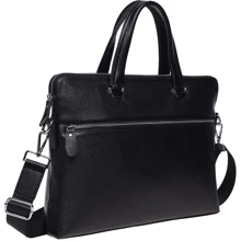 Keizer Leather Bag Black (K19157-1-black) for MacBook 13-14": Цвет черный (Black)